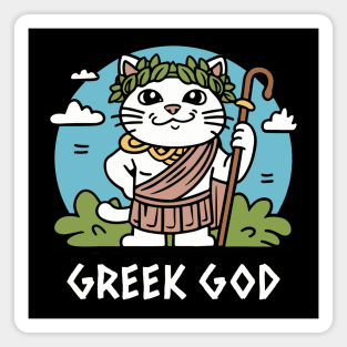 Greek God Cat Edition Funny gifts Magnet